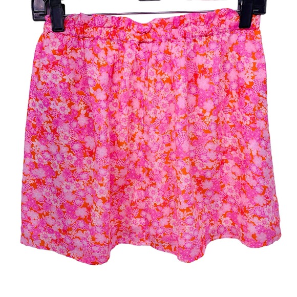 Abound Coral Pink Tarry Floral Mini Skirt Womens Size XS - Picture 2 of 9
